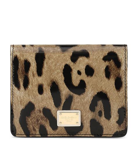 dolce gabbana wallet leopard|dolce gabbana wallet women's.